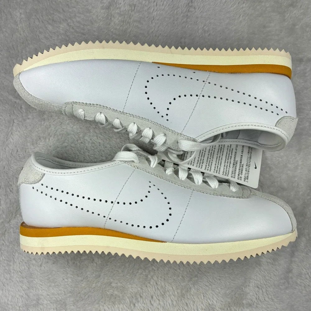 Brand New! Nike Cortez 23 SE White Leather Suede Sneakers